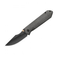 Nóż składany Kizer Harpoon Fold Gray Titanium, Matte DLC Ultra Elmax by Maverick Customs (Ki4784A3)
