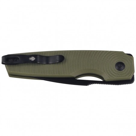 Nóż składany Kizer Dogfish Green G10, Black Nitro-V by Caleb Waldman (V3640A2)