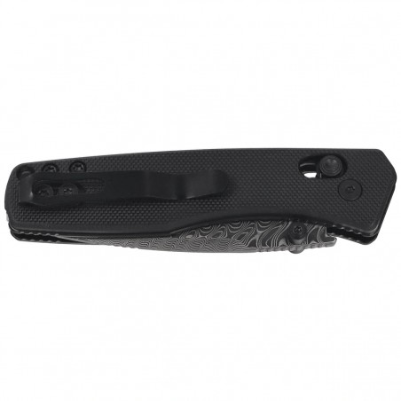 Nóż składany Kizer Aegis Black G10, Damascus by Azo (V3774A2)