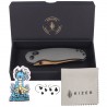 Nóż składany Kizer Phoca CC Gray Aluminum, Sunset Metal PVD AEB-L (V3780A2)