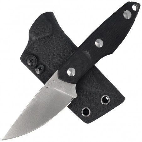 Nóż Kizer Splinter Black-Brown G10, Satin AEB-L by Kornel Kiss (1087A1)