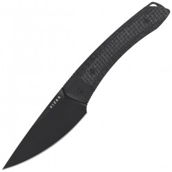 Nóż Kizer MoMo Fix 3 Black Micarta/ Black G10, Black PVD AEB-L by Vladimir Legachev (1124A4)
