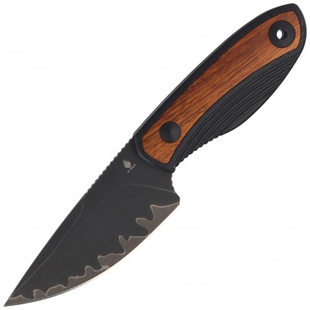 Nóż Kizer Finch Black G10/Mkuruti Wood, Acid Washed 3-layer Composite Steel by Vincent Rizzo (1134A1)