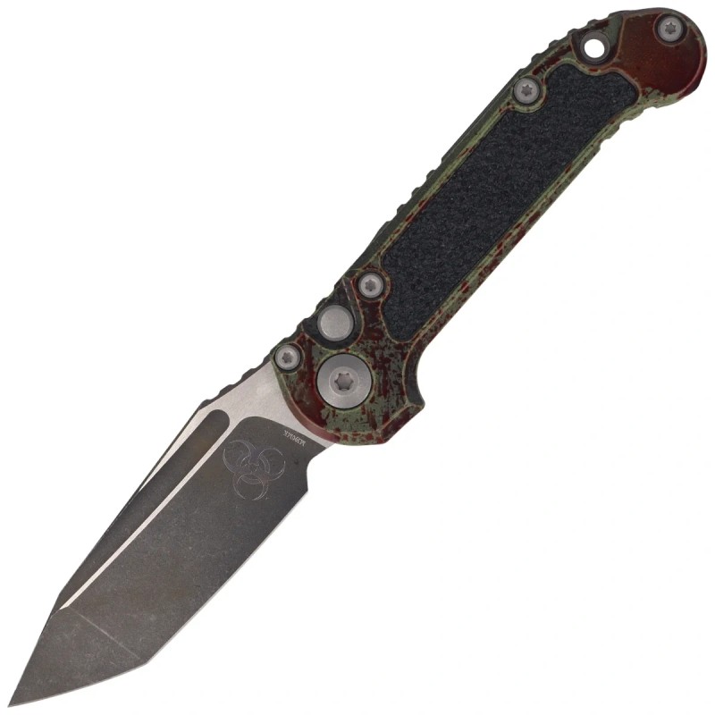 Nóż automatyczny Microtech LUDT Gen III T/E Signature Outbreak Aluminium, Outbreak M390MK by Tony Marfione (1136-1OBS)