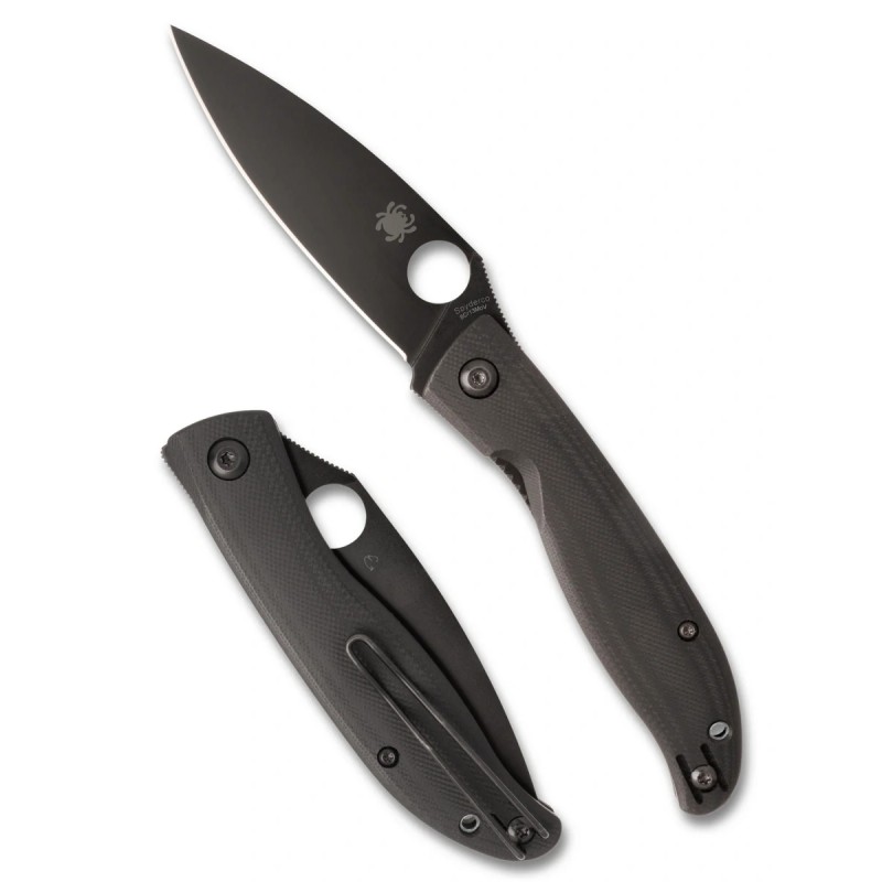 Nóż składany Spyderco Mantra 4 Black G10, Black 8Cr13MoV by Eric Glesser (C274GBBKP)