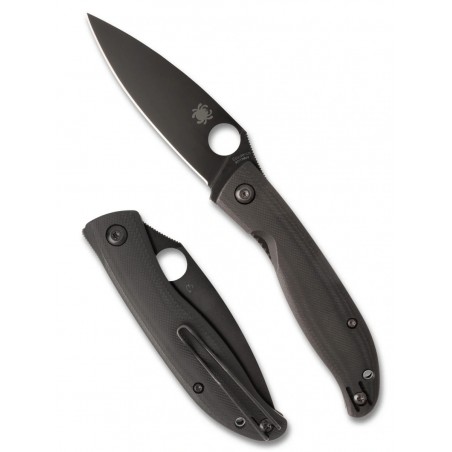 Nóż składany Spyderco Mantra 4 Black G10, Black 8Cr13MoV by Eric Glesser (C274GBBKP)