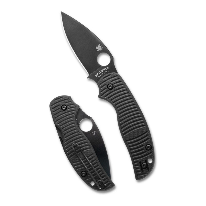 Nóż składany Spyderco Sage 5 Salt Black G10, Black TiCn MagnaCut by Sal Glesser (C123GPBKMCBK)
