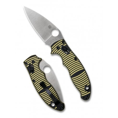 Nóż składany Spyderco Manix 2 Salt Yellow-Black G10, Satin MagnaCut by Eric Glesser (C101GBKYLMCP2)