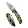 Nóż składany Spyderco Manix 2 Salt Yellow-Black G10, Satin MagnaCut by Eric Glesser (C101GBKYLMCP2)