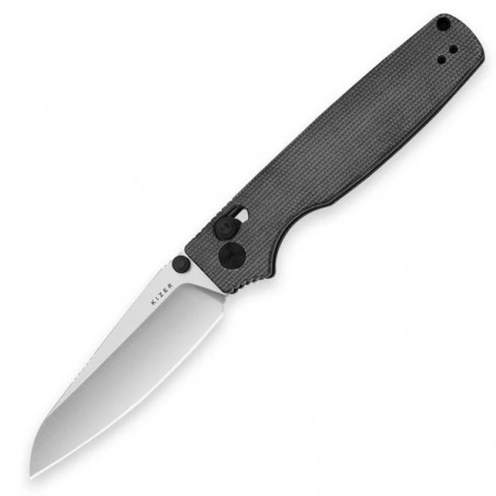 Nóż składany Kizer Original 2 Black Micarta, Satin 14C28N (V3605.2SA1)