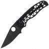 Nóż składany Spyderco Edgerati Black Aluminium, Black DLC CPM S30V by Sal Glesser (C266BKALBKP)