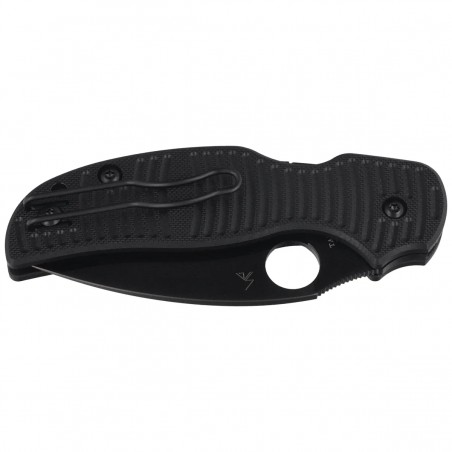 Nóż składany Spyderco Sage 5 Salt Black G10, Black TiCn MagnaCut by Sal Glesser (C123GPBKMCBK)