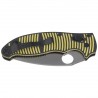 Nóż składany Spyderco Manix 2 Salt Yellow-Black G10, Satin MagnaCut by Eric Glesser (C101GBKYLMCP2)