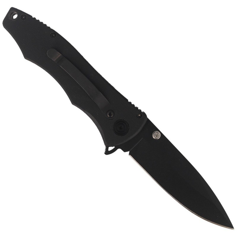 Nóż składany Muela Panzer-10N Black PTB/Fiber Glass, Black PTFE X60CrMoV15