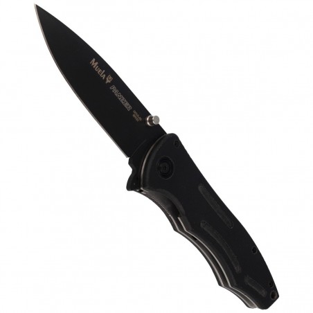 Nóż składany Muela Panzer-10N Black PTB/Fiber Glass, Black PTFE X60CrMoV15
