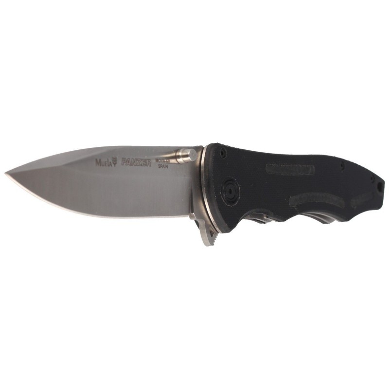 Nóż składany Muela Panzer-10 Black PTB/Fiber Glass, Satin X60CrMoV15