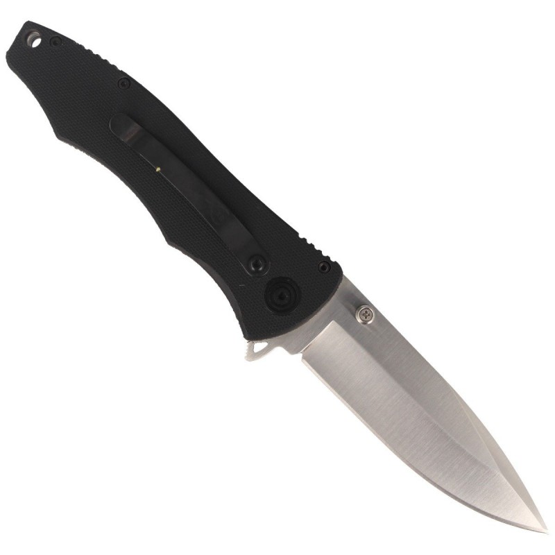 Nóż składany Muela Panzer-10 Black PTB/Fiber Glass, Satin X60CrMoV15