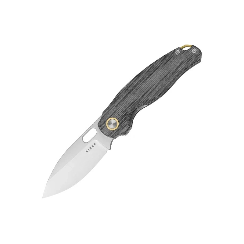 Nóż składany Kizer Seagull Gray Micarta, Satin 14C28N (V3770A1)