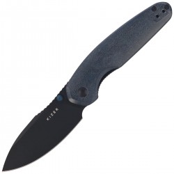 Nóż składany Kizer Meteora Blue Canyon Richlite, Black PVD Nitro-V by Evgeniy Bulychev (V3730A3)