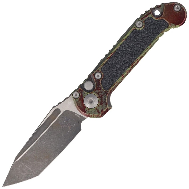 Nóż automatyczny Microtech LUDT Gen III T/E Signature Outbreak Aluminium, Outbreak M390MK by Tony Marfione (1136-1OBS)