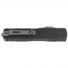 Nóż automatyczny OTF Microtech Ultratech Gen IV Interceptor Signature Black Topographic Deep Engraved Aluminium, Stonewashed M39