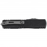 Nóż automatyczny OTF Microtech Ultratech Gen IV Interceptor Signature Black Topographic Deep Engraved Aluminium, Apocalyptic M39