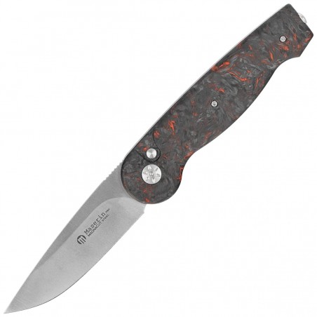 Nóż składany Maserin Summit 490/FCA Black-Orange Fat Carbon, Satin MagnaCut