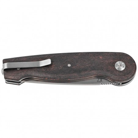 Nóż składany Maserin Summit 490/FCS Space Coral Copper Fat Carbon, Satin MagnaCut