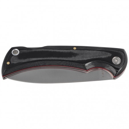 Nóż składany Muela BX-9M Black Micarta, Satin MoVa 1.4116