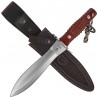 Nóż Muela DG-21 Remate Brown Canvas Micarta, Satin MoVa 1.4116