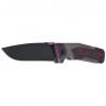 Nóż składany Kizer Sable Chief Dark Gray Titanium / Purple Haze Fat Carbon, Polished DLC Ultra K390 by Jonathan Styles (Ki3745A2