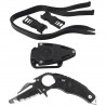 Nóż nurkowy MAC Coltellerie Gunslinger Scuba Rescue Black FRN, Satin 420 by Riccardo Silva (GLRRE.N)