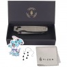 Nóż składany Kizer Original 2 Black Micarta, Satin 14C28N (V3605.2SA1)