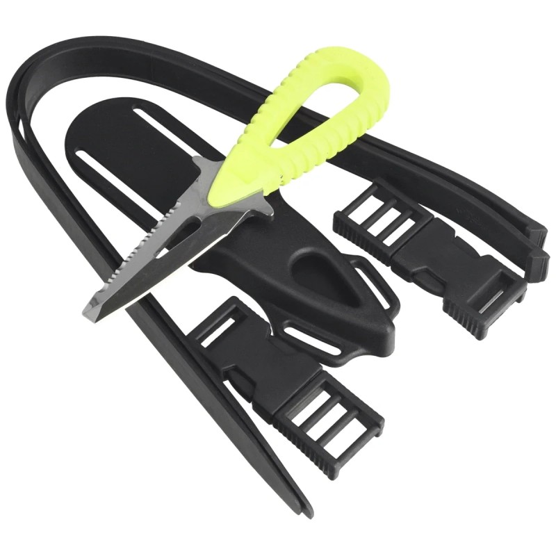 Nóż nurkowy Mac Coltellerie Microsub PT Green ABS, Mirror W 1.4116 (MRS06PT.V)