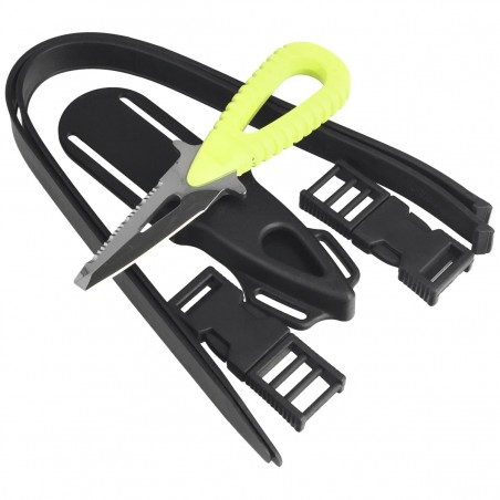 Nóż nurkowy Mac Coltellerie Microsub PT Green ABS, Mirror W 1.4116 (MRS06PT.V)