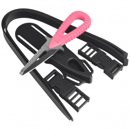Nóż nurkowy Mac Coltellerie Microsub PT Pink ABS, Mirror W 1.4116 (MRS06PT.PNK)