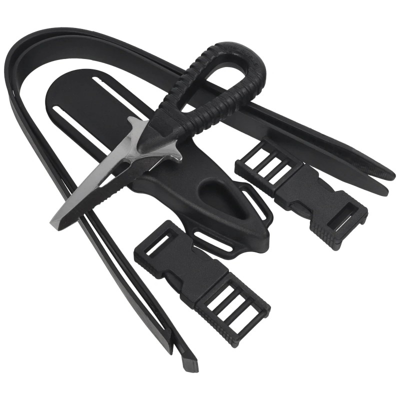 Nóż nurkowy Mac Coltellerie Microsub PT Black ABS, Mirror W 1.4116 (MRS06PT.N)