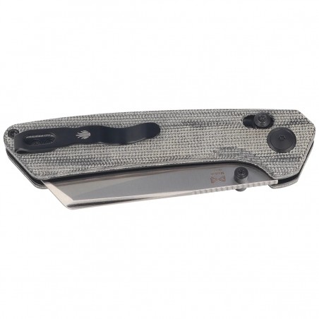 Nóż składany Kizer Madrac Black Norplex UltreX Micarta, Satin Nitro-V by Matteo Pignatelli (V3693A3)