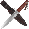 Nóż Muela DG-21C Brown Canvas Micarta, Satin MOVA 1.4116
