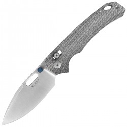 Nóż składany Kizer Outposter Black Norplex UltreX™ Micarta, Satin Nitro-V (V3802CDA1)