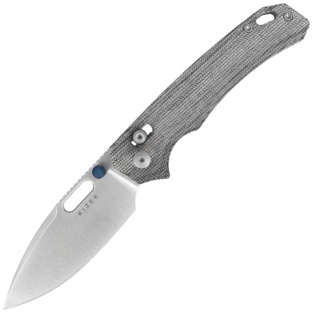 Nóż składany Kizer Outposter Black Norplex UltreX™ Micarta, Satin Nitro-V (V3802CDA1)
