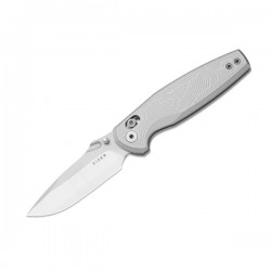 Nóż składany Kizer Khamsin Silver Aluminium, Satin Nitro-V by Maksim Epifantsev (V3791A3)