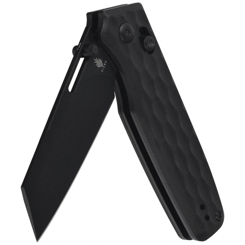 Nóż składany Kizer Task Black G10, Black 154CM by Nick Consoli (V3641C2)