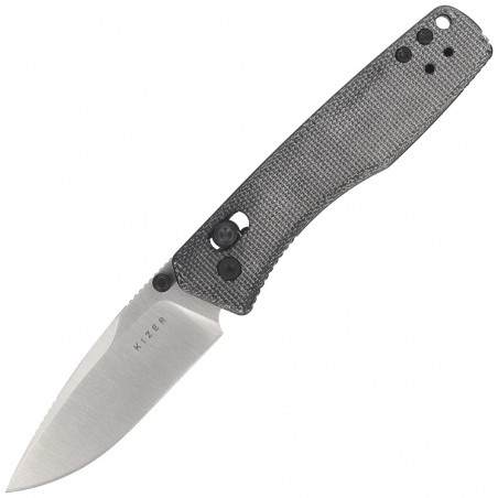 Nóż składany Kizer Aegis Black Norplex UltreX Micarta, Satin AEB-L by Azo (V3774A1)