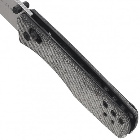 Nóż składany Kizer Aegis Black Norplex UltreX Micarta, Satin AEB-L by Azo (V3774A1)
