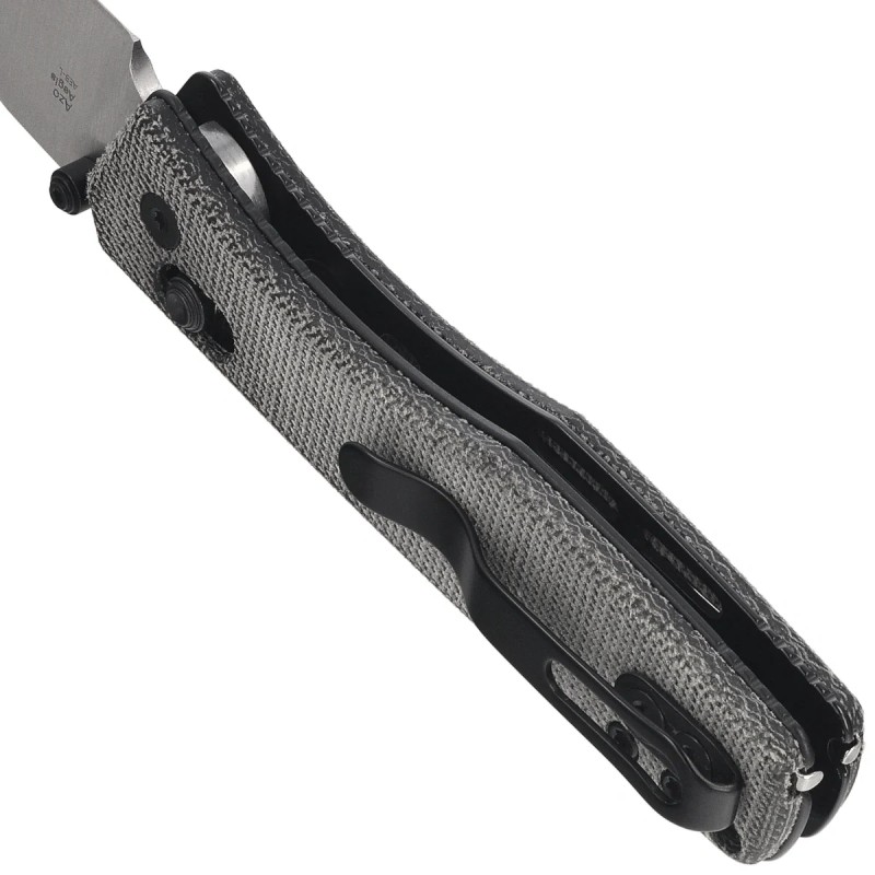 Nóż składany Kizer Aegis Black Norplex UltreX Micarta, Satin AEB-L by Azo (V3774A1)