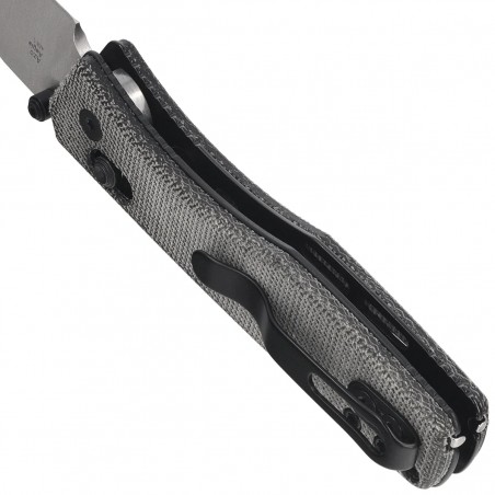 Nóż składany Kizer Aegis Black Norplex UltreX Micarta, Satin AEB-L by Azo (V3774A1)