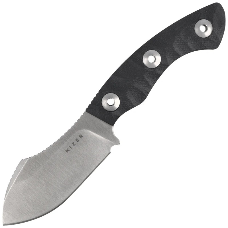 Nóż Kizer Rook Black G10, Satin AEB-L by Vincent Rizzo (1090A3)