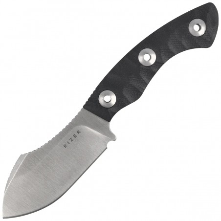 Nóż Kizer Rook Black G10, Satin AEB-L by Vincent Rizzo (1090A3)