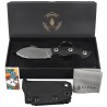 Nóż Kizer Rook Black G10, Satin AEB-L by Vincent Rizzo (1090A3)